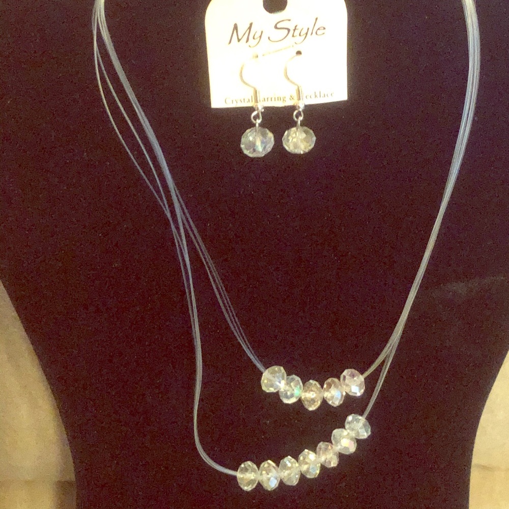 Faceted Beaded Necklace